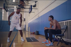 Ron Artest III with his father, Ron artest.