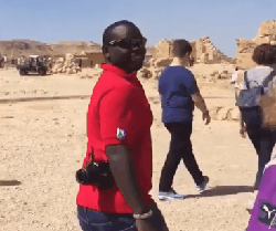 MK Timothy visiting Masada, Israel