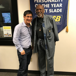 Photo of Rodney Ho with actor, Louis Gossett Jr.