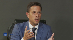 Photo of Seifedean Ammous during an interview.