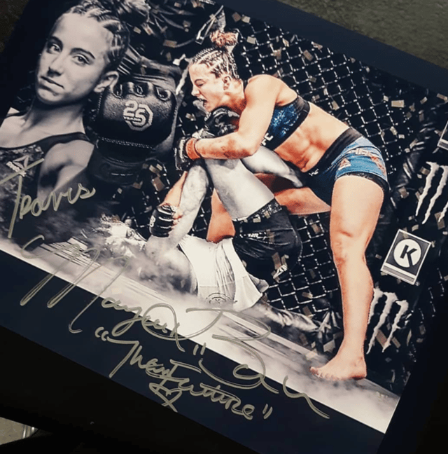 Signed Maycee Barber poster