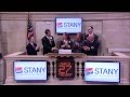 Christine Sandler, STANY President and EVP, Global Sales of NYSE Euronext, rings The Closing BellSM, joined by STANY members.
