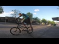 LaDavid Johnson rides his bike.