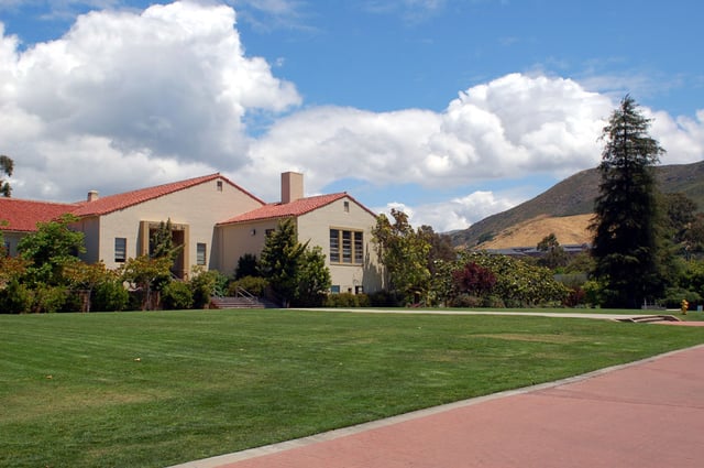The Dexter Lawn – Cal Poly San Luis Obispo's unofficial social center and meeting place.