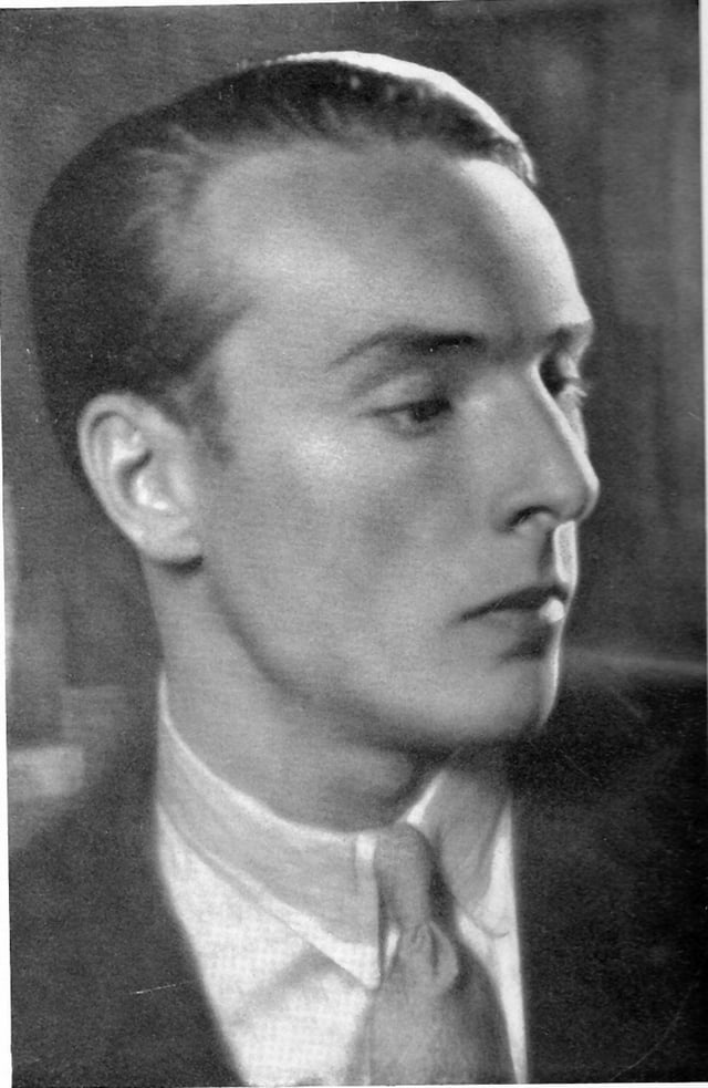 Young Balanchine, pictured in the 1920s.