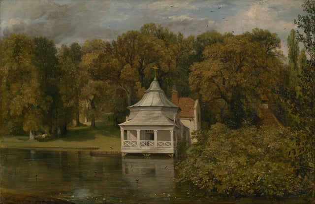 John Constable – The Quarters behind Alresford Hall, 1816. National Gallery of Victoria, Melbourne