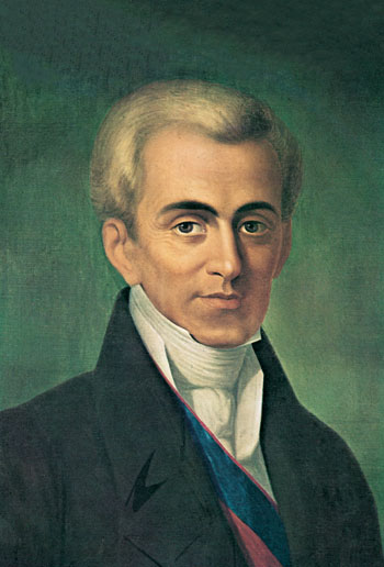 Count Ioannis Kapodistrias, first governor, founder of the modern Greek State, and distinguished European diplomat