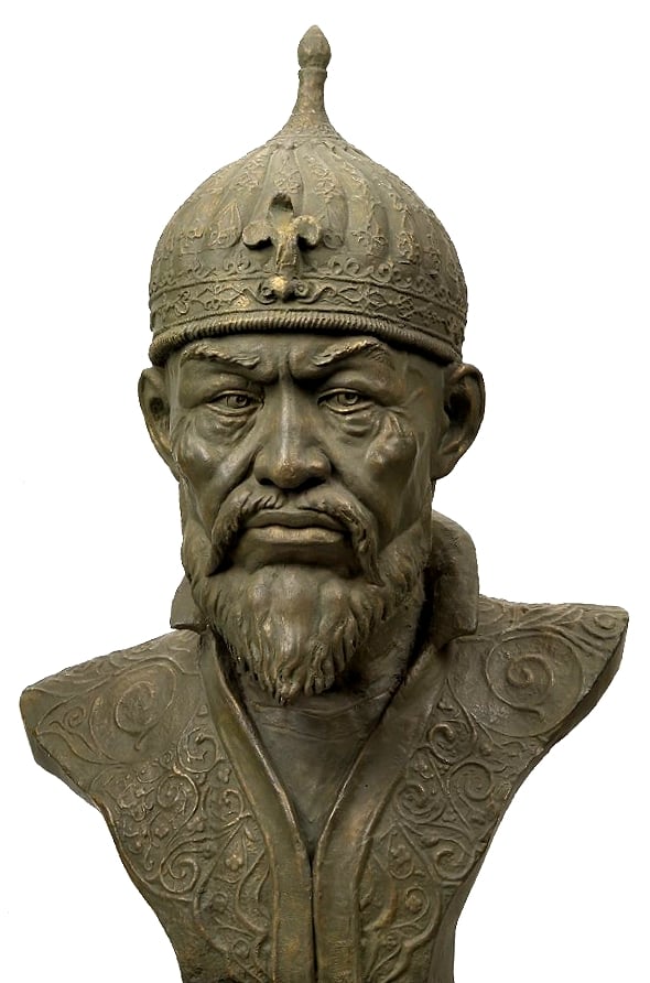 Facial reconstruction of Turco-Mongol conqueror Timur from skull.