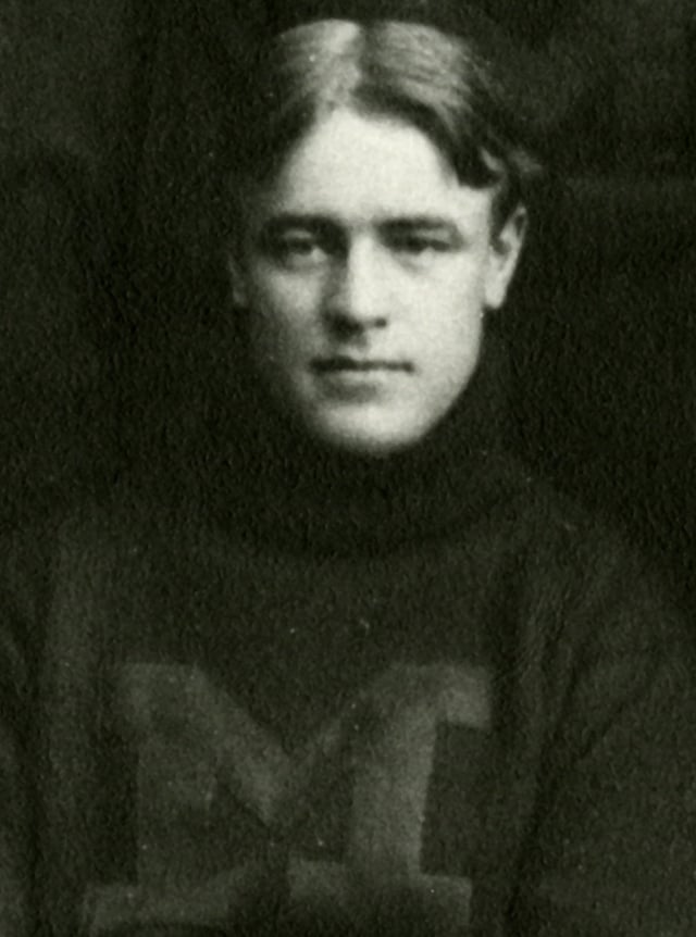 William Caley scored three touchdowns against Notre Dame when the schools resumed the rivalry in 1898.