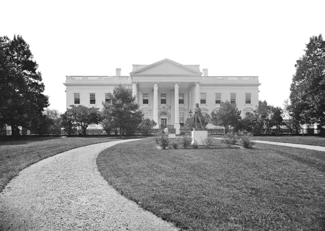 The North Lawn during the Abraham Lincoln administration