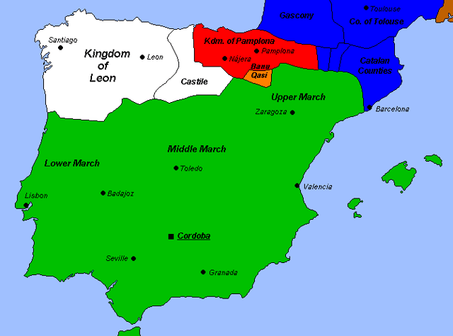 The Caliphate of Cordoba in the early 10th century
