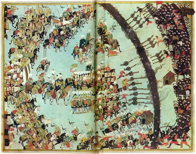 Victory of the Ottoman Army during the Battle of Keresztes.