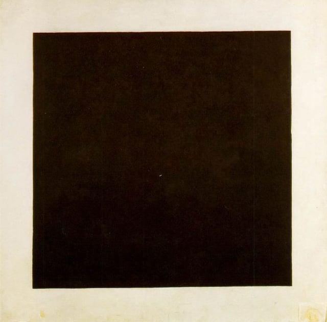 Kazimir Malevich, Black Square, 1923, The Russian Museum