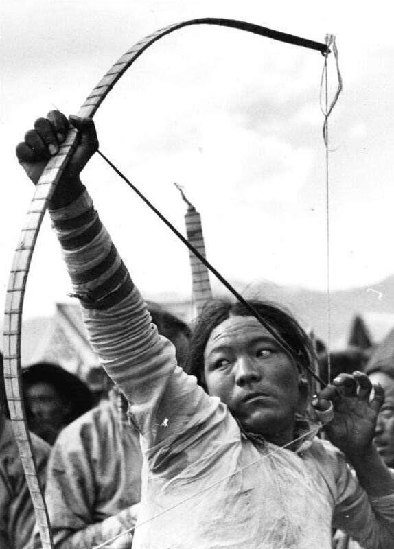 Tibetan archer, 1938