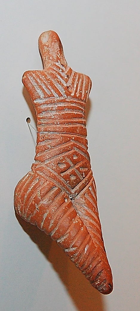 Anthropomorphic Female Neolithic ceramic figurine