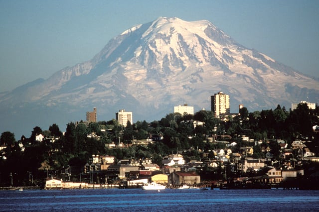 Tacoma with a view of Mount Rainier