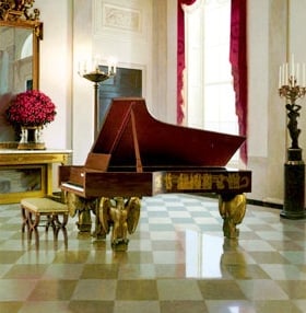 Steinway grand piano in the White House