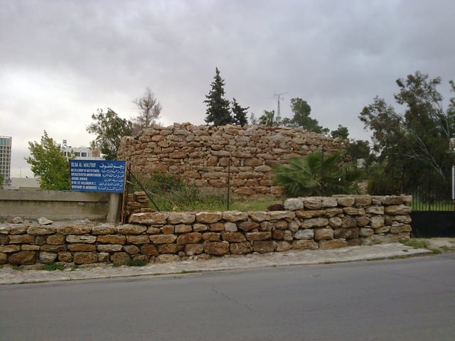 Rujm Al-Malfouf Ammonite watch tower built around 1000 BC