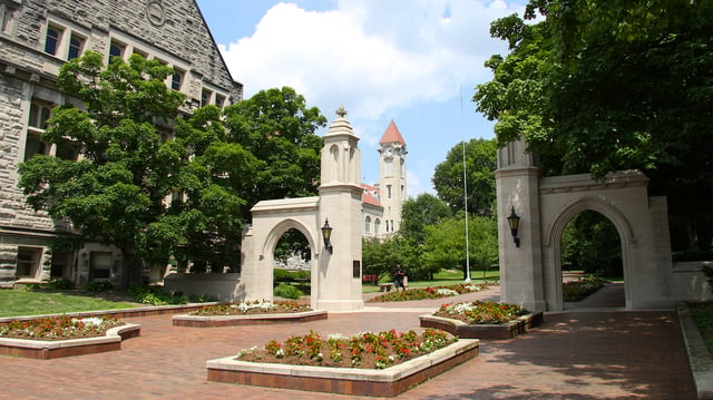 Indiana University Bloomington. The public Indiana University system enrolls 114,160 students.