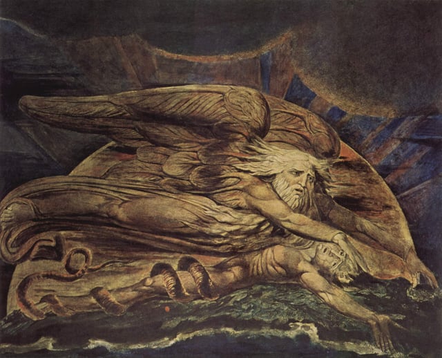 And Elohim Created Adam, William Blake