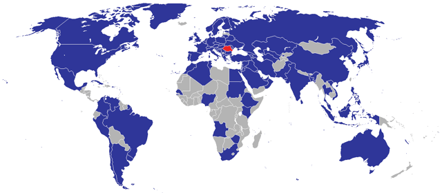 Diplomatic missions of Romania