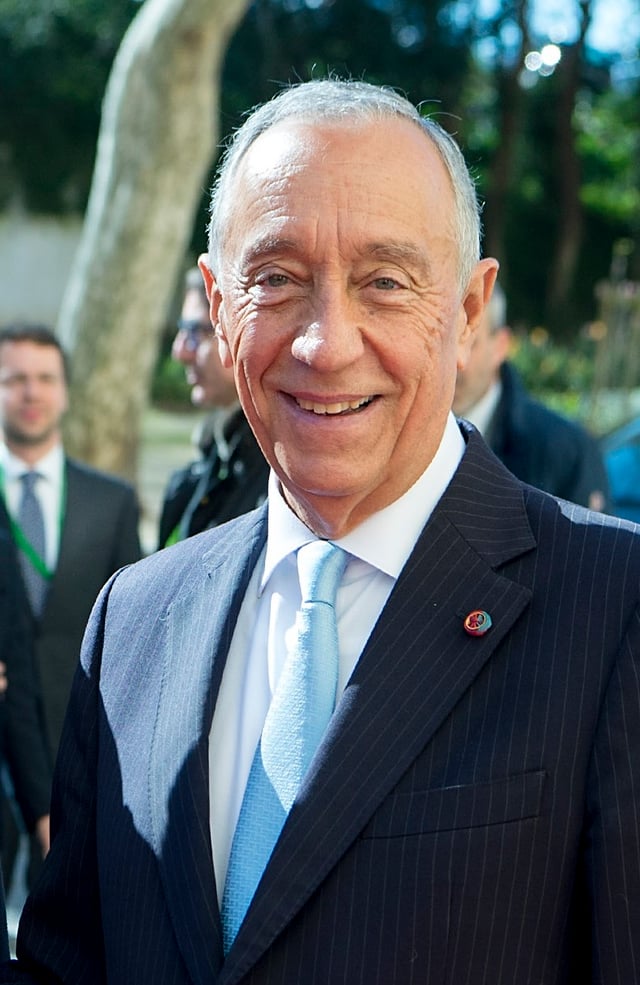 Marcelo Rebelo de Sousa, 20th President of Portugal.