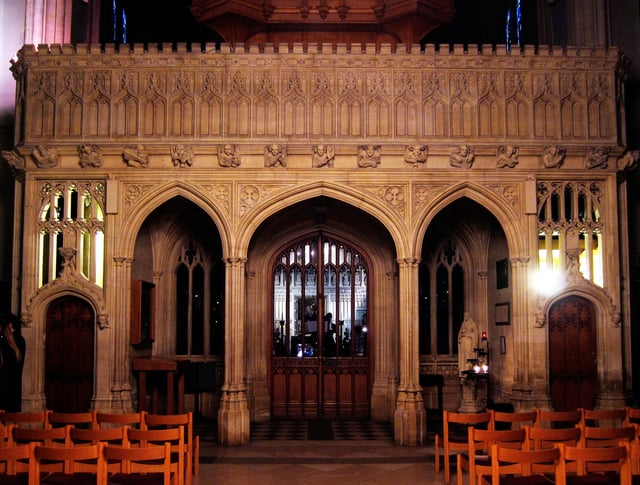 Interior of the chapel