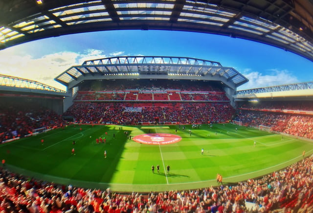 Anfield, home of Liverpool F.C.