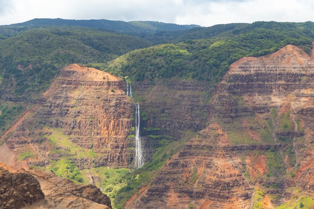 Waimea Canyon and Waipo'o Falls