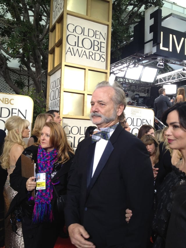 Murray at the 70th Golden Globe Awards, January 13, 2013