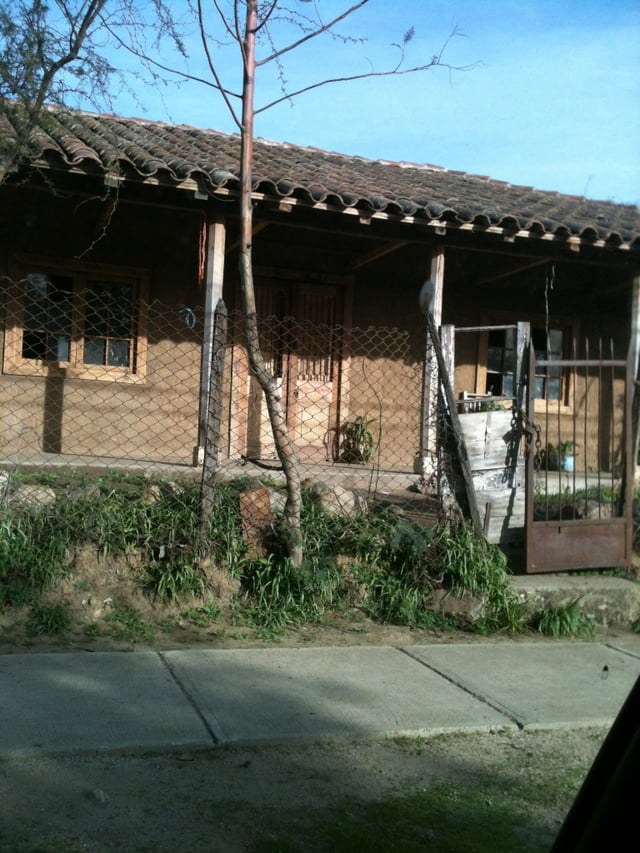 Óscar López's house and antique shop, the crime scene, in late July 2012
