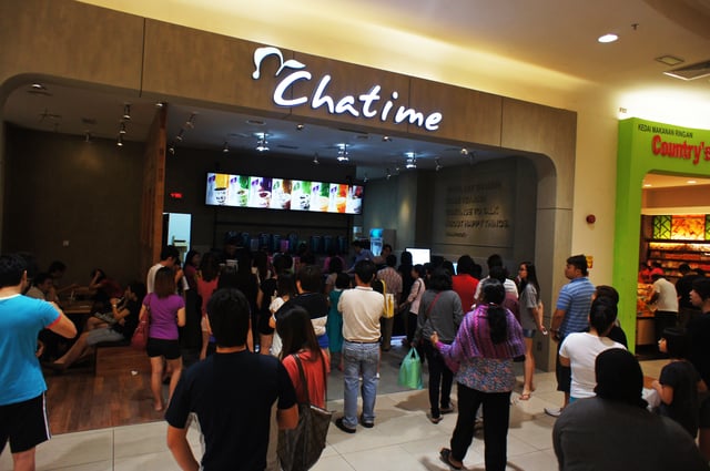 Chatime outlet in Æon, Bandar Bukit Tinggi, Klang, Malaysia