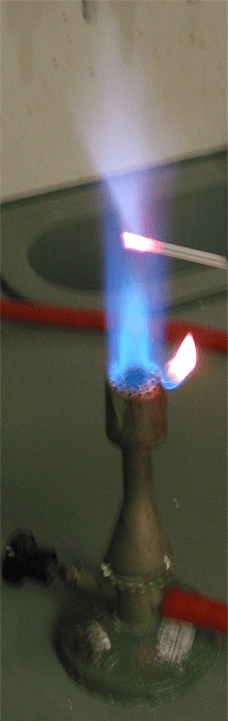 Flame test : lead colors flame pale blue