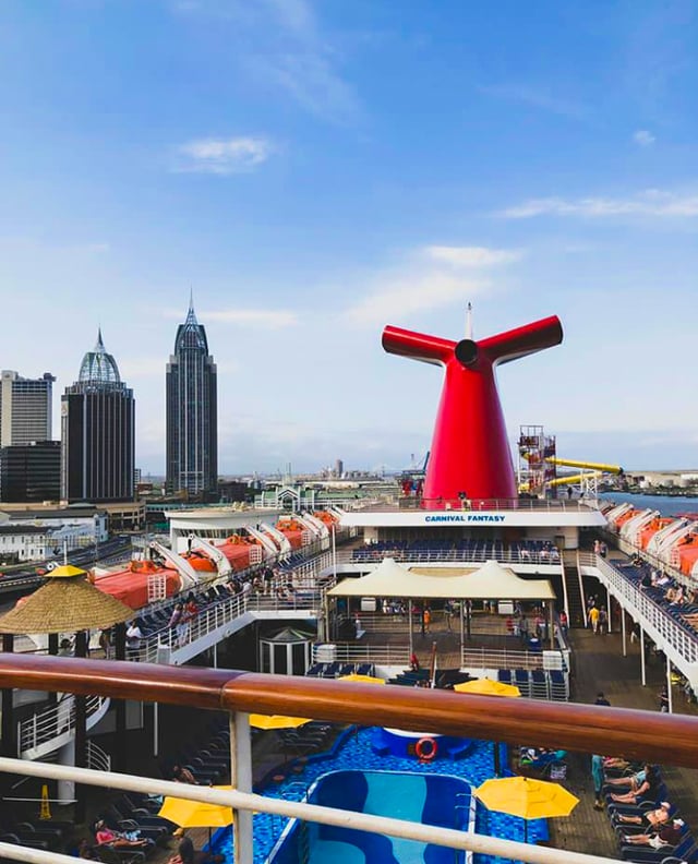 The Alabama cruise terminal