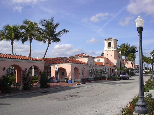 The historic Seaboard Air Line Station serves both Amtrak and Tri-Rail