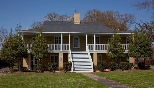The Vincent-Doan House, home to the Mobile Medical Museum. It is one of the oldest surviving houses in the city.