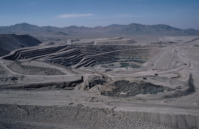 Chuquicamata, the largest open pit copper mine in the world