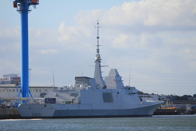 Mohammed VI, a FREMM multipurpose frigate of the Royal Moroccan Navy.
