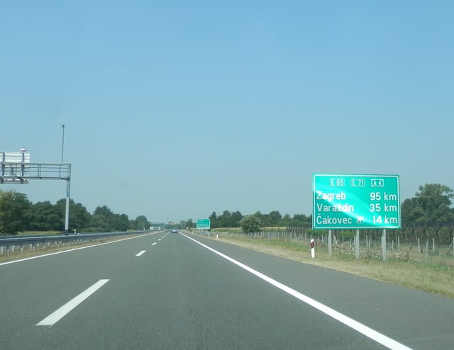A4 Highway near Goričan