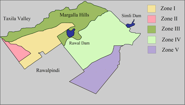 Islamabad Zones