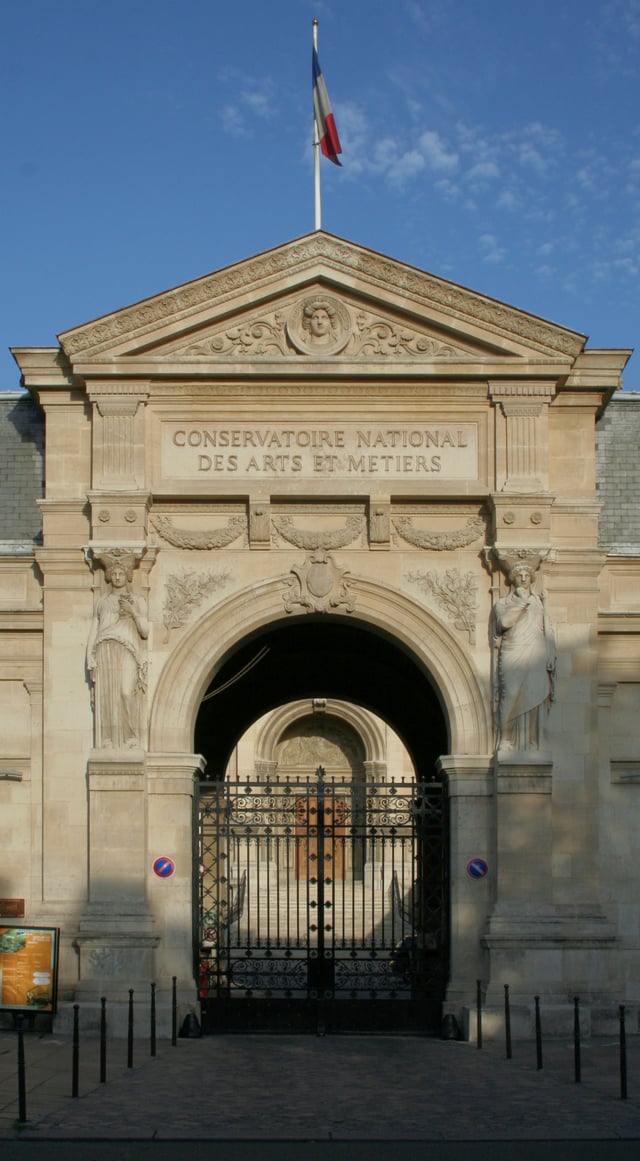 The main entrance.