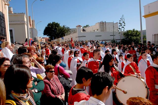 Holy Week procession in Melilla