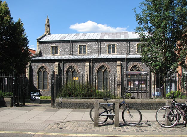 Norwich Arts Centre, opened in 1977, on St. Benedict's Street