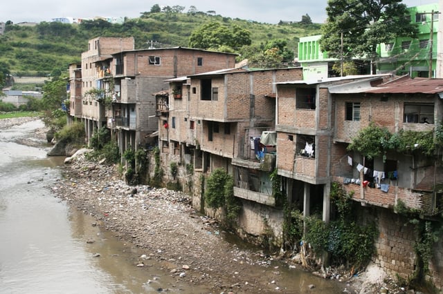 Slum in Tegucigalpa