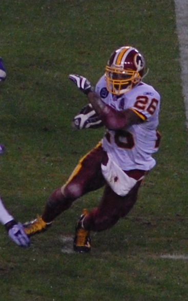 Redskins' running back Clinton Portis, 2007.