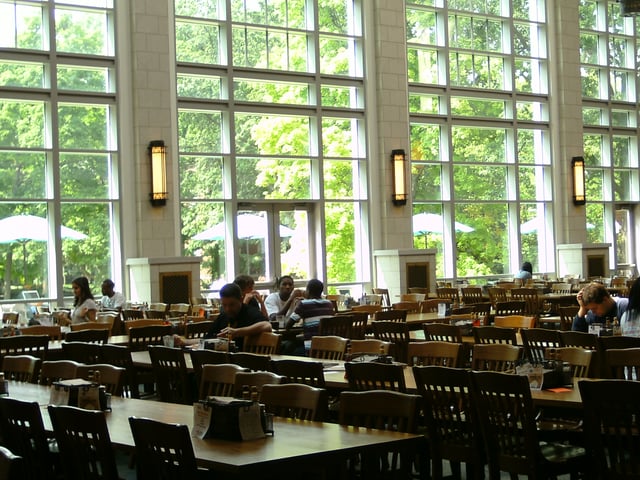 The Commons Center dining hall