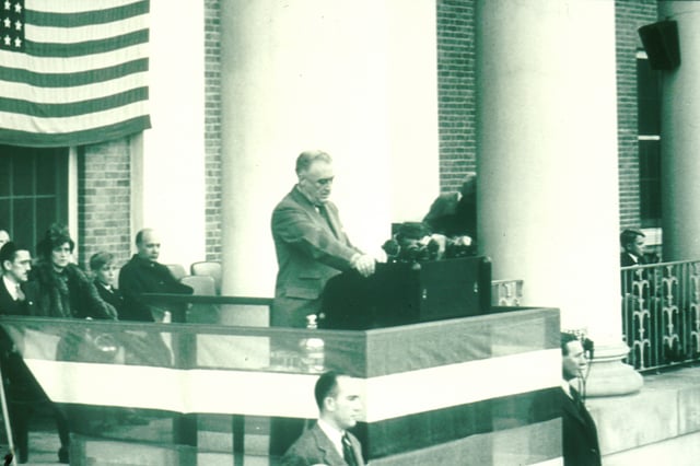 Dedication of first six NIH buildings by President Franklin D. Roosevelt in 1940