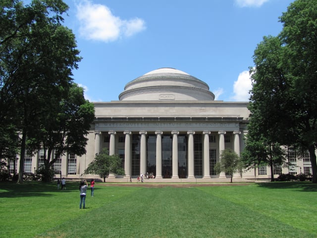 The Great Dome at the Massachusetts Institute of Technology, where Chomsky began working in 1955