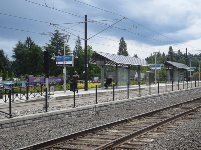 Milwaukie/Main Street station, 2019