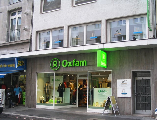 An Oxfam outlet in Düsseldorf, Germany.